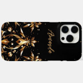 Mitternachtsblossom Case-Mate iPhone Hülle (Rückseite (Horizontal))
