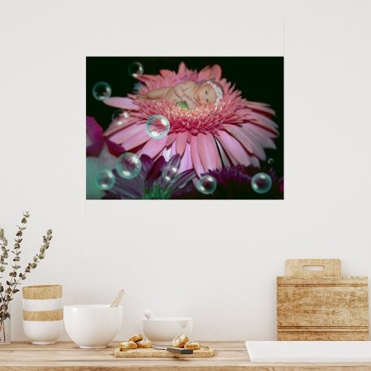 Mitternachtsblossom - Print Poster (Küche)