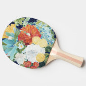 Mitternachtsblumen-III Tischtennis Schläger (Seitenansicht)