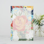 Mitternachtsblumen-IV Briefpapier (Stehend Vorderseite)