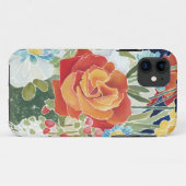 Mitternachtsblumen-IV Case-Mate iPhone Hülle (Rückseite (Horizontal))