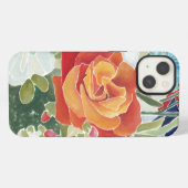 Mitternachtsblumen-IV iPhone Hülle (Rückseite (Horizontal))