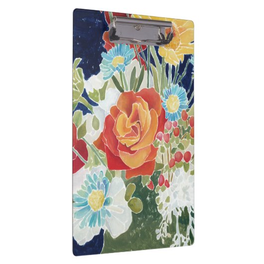 Mitternachtsblumen-IV Klemmbrett (Rechts)