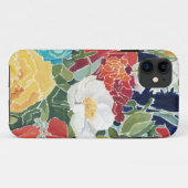 Mitternachtsblumeni Case-Mate iPhone Hülle (Rückseite (Horizontal))
