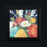 Mitternachtsblumeni Schmuckschachtel<br><div class="desc">Mit Blumen</div>