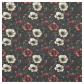 Mitternachtsblut - Dunkle Moody - Blume Stoff (Muster)