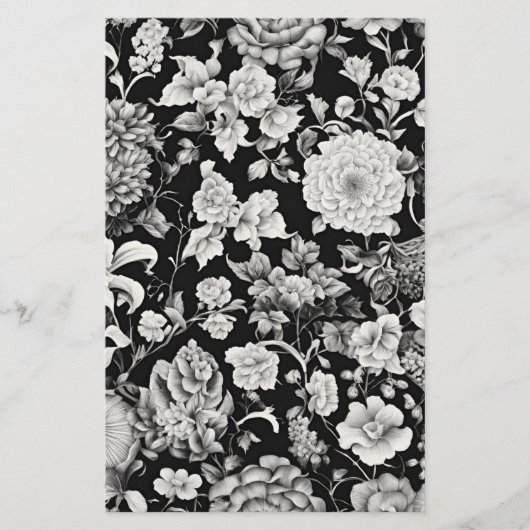 Mitternachtsblut: Eine dunkle Blumenhochzeit Briefpapier (Vorderseite)