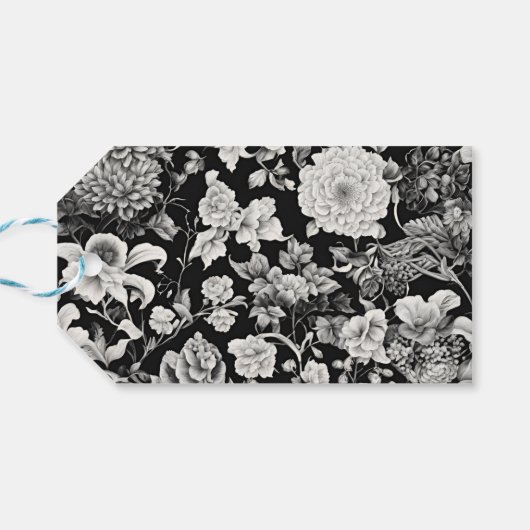 Mitternachtsblut: Eine dunkle Blumenhochzeit Geschenkanhänger (Rückseite Horizontal)