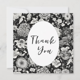 Mitternachtsblut: Eine dunkle Blüte Dankeskarte