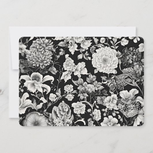 Mitternachtsblut: Eine dunkle Blüte Save the Date (Rückseite)