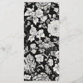 Mitternachtsblut: Eine dunkle, florale Hochzeit Menükarte (Rückseite)