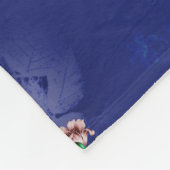 "Mitternachtsblut" Fleecedecke (Ecke)