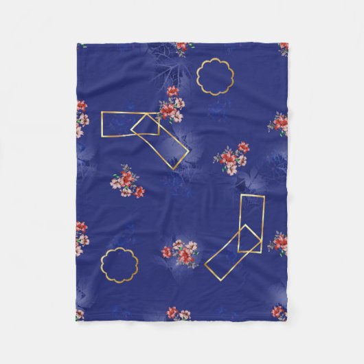 "Mitternachtsblut" Fleecedecke (Vorderseite)