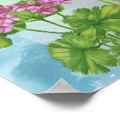 Mitternachtsblut: Serene Moonlit Blume Poster (Ecke)