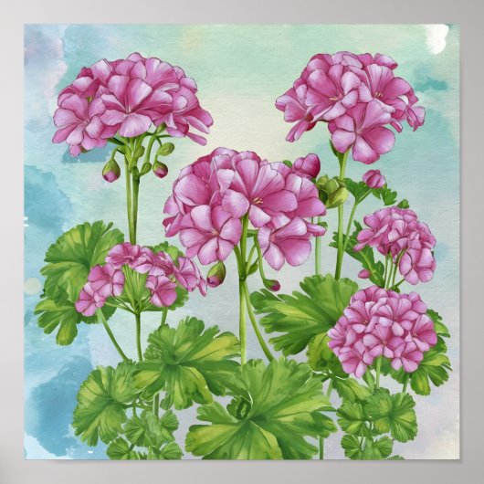 Mitternachtsblut: Serene Moonlit Blume Poster (Vorne)