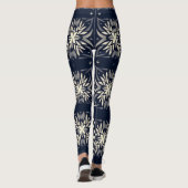 Mitternachtsblut Symmetrische Leggings (Rückseite)