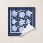 Mitternachtsblüte - badhandtuch set (Waschlappen)