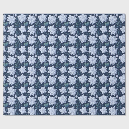 Mitternachtsblüte - geschenkpapier (Flach)