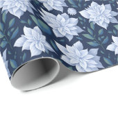 Mitternachtsblüte - geschenkpapier (Rolleneckpunkt)