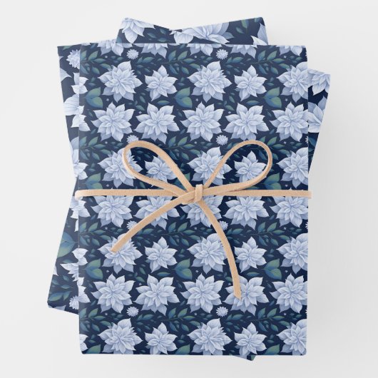 Mitternachtsblüte - geschenkpapier set (Beispiel)