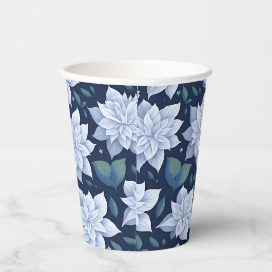 Mitternachtsblüte -  pappbecher (Rechts)