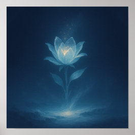 Mitternachtsblüte Poster