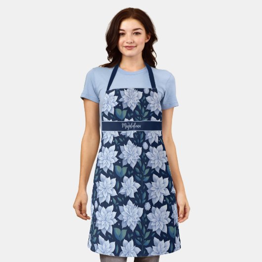 Mitternachtsblüte - schürze (Getragen)