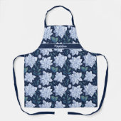 Mitternachtsblüte - schürze (Vorderseite)