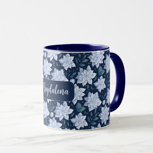 Mitternachtsblüte -  tasse (VorderseiteRechts)