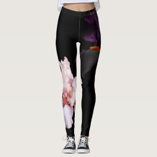 Mitternachtsblüten-Botanik-Leggings Leggings