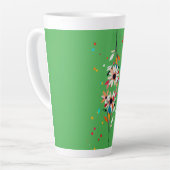 Mitternachtsblüten - Farbgerüchte Florales Echo in Milchtasse (Linke Ecke)