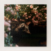 Mitternachtsblüten Katzen Puzzle (Horizontal)