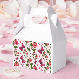 Mitternachtsblüten-Schmetterlings-Blume Geschenkschachtel