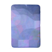 Mitternachtsbögen - Indigogeometrie Badematte (Vorderseite Vertikal)