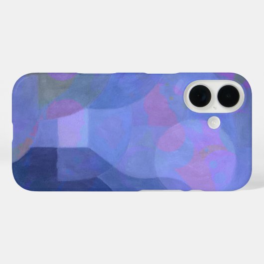 Mitternachtsbögen - Indigogeometrie Case-Mate iPhone Hülle (Rückseite (Horizontal))