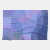 Mitternachtsbögen - Indigogeometrie Geschirrtuch (Horizontal)