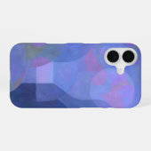 Mitternachtsbögen - Indigogeometrie iPhone 16 Hülle (Rückseite (Horizontal))