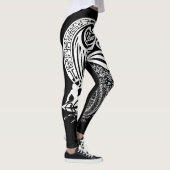 Mitternachtsbrandung Leggings (Rechts)