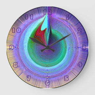 Mitternachtsbrunnen-Wanduhr Große Wanduhr
