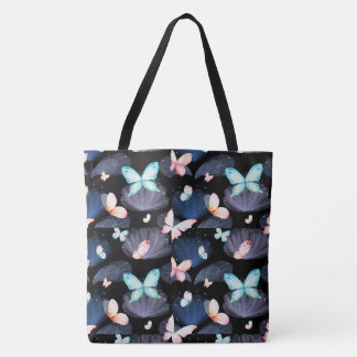 Mitternachtsbutterfliegen im Flug Tasche