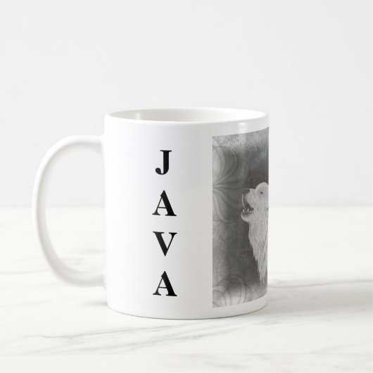 Mitternachtschor-Tasse Kaffeetasse (Links)