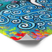 Mitternachtsdrucke Poster (Ecke)