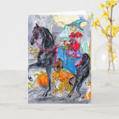 Mitternachtsfahrt Karte (Gelbe Blume)