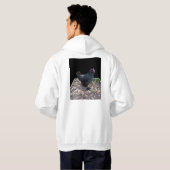 "Mitternachtsfedern: Ein schwarzes Huhn in Popout  Hoodie (Schwarz voll)