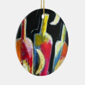 Mitternachtsfeier Keramik Ornament (Rechts)