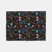 Mitternachtsfest Fleecedecke (Vorderseite (Horizontal))