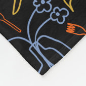 Mitternachtsfest Fleecedecke (Ecke)