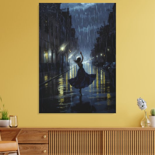 Mitternachtsfest Leinwanddruck (Insitu (Wohnzimmer))