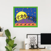 Mitternachtsfest Poster (Heimbüro)