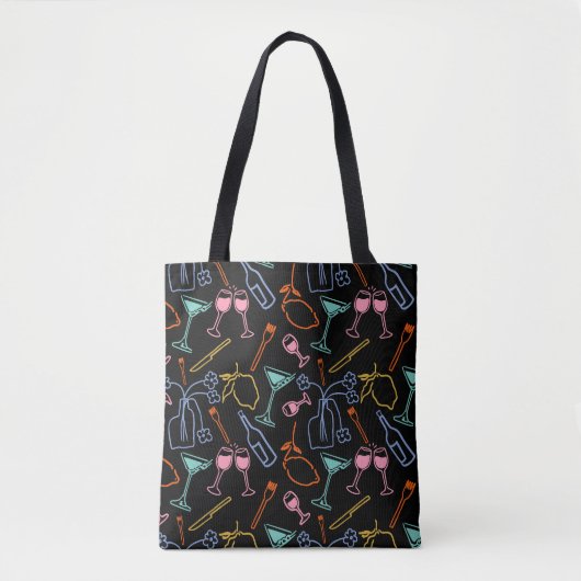 Mitternachtsfest Tasche (Vorderseite)